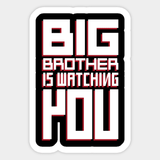 Big Bro Watching Sticker